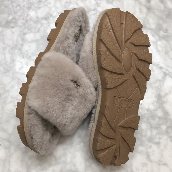UGG Shoes - UGG Cozette Oyster Slide Sandals 1100892 Size 6